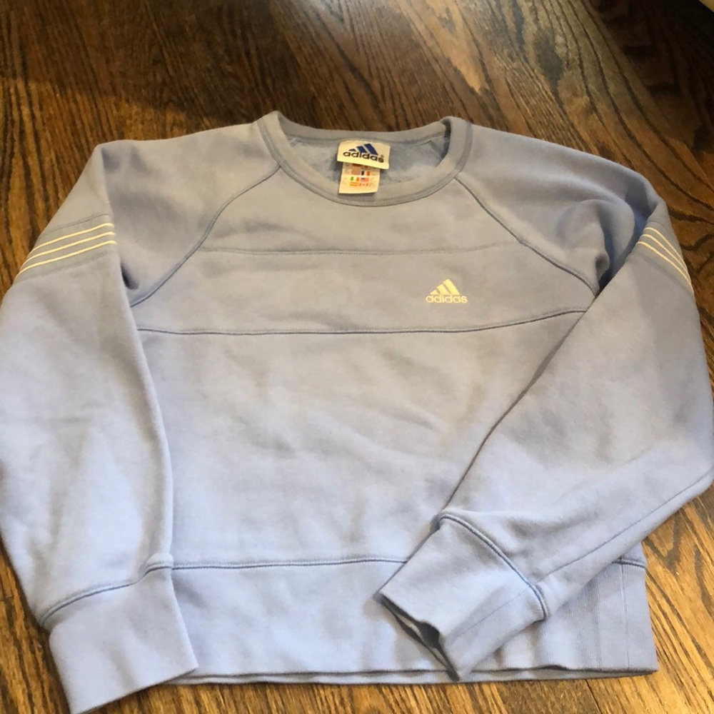 Baby Blue vintage adidas pullover